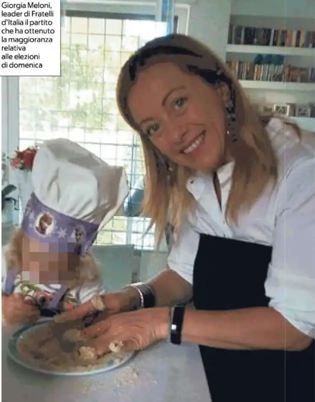 GIORGIA MELONI IN CUCINA