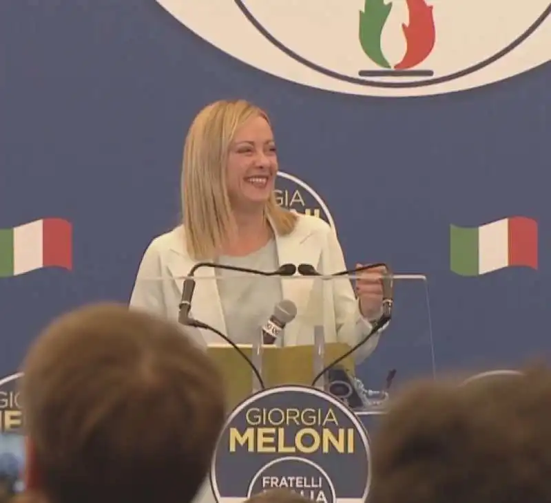 giorgia meloni primo discorso dopo i risultati del voto