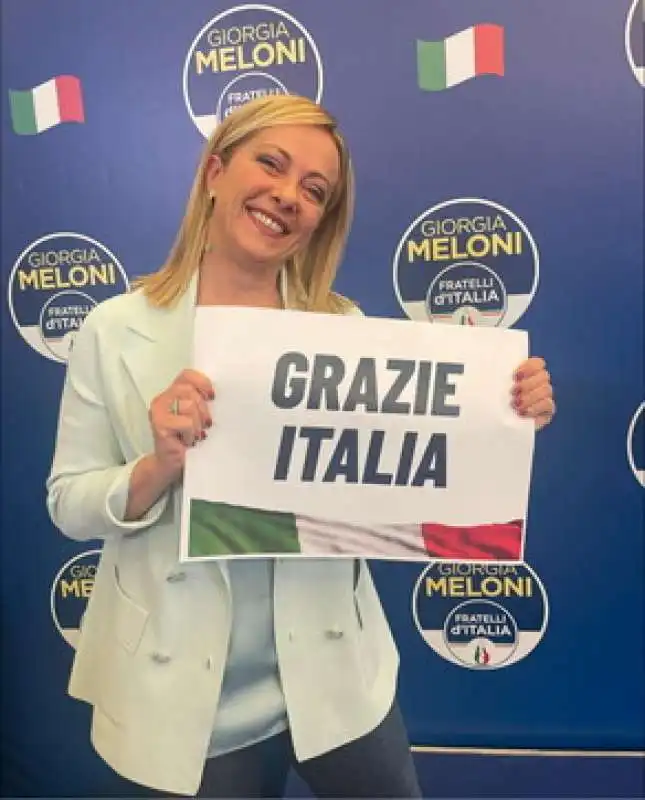 giorgia meloni primo discorso dopo i risultati del voto