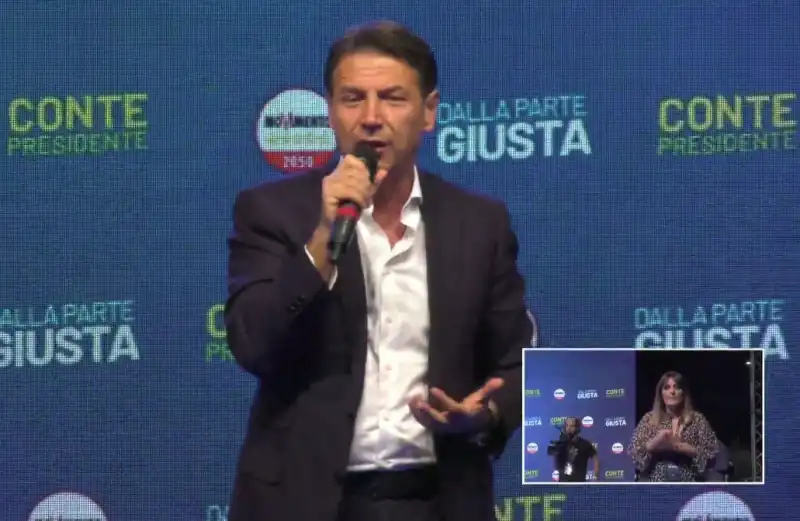 giuseppe conte chiusura campagna elettorale m5s 8