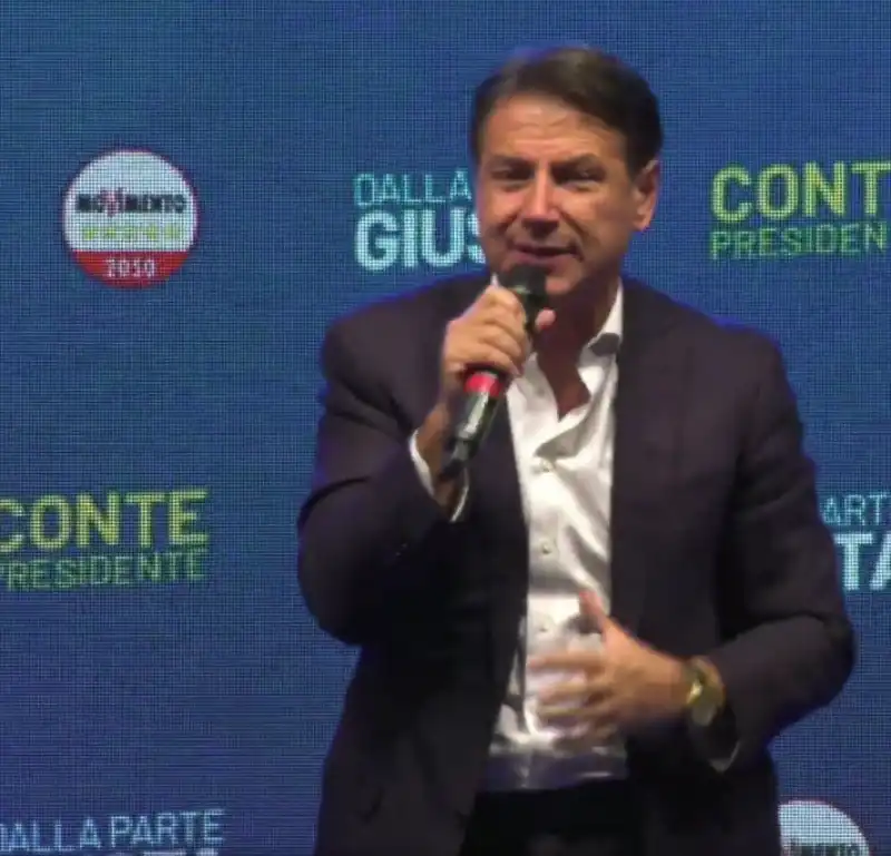 giuseppe conte chiusura campagna elettorale m5s 9