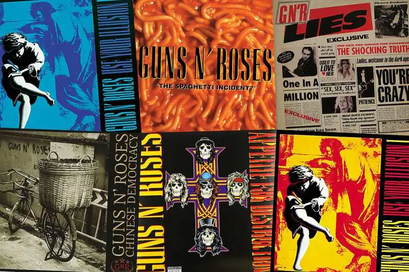 guns n roses dischi