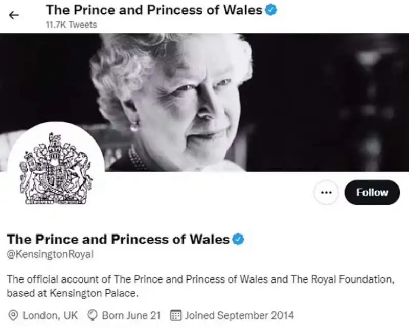 IL NUOVO NOME NEL PROFILO TWITTER DI WILLIAM E KATE 