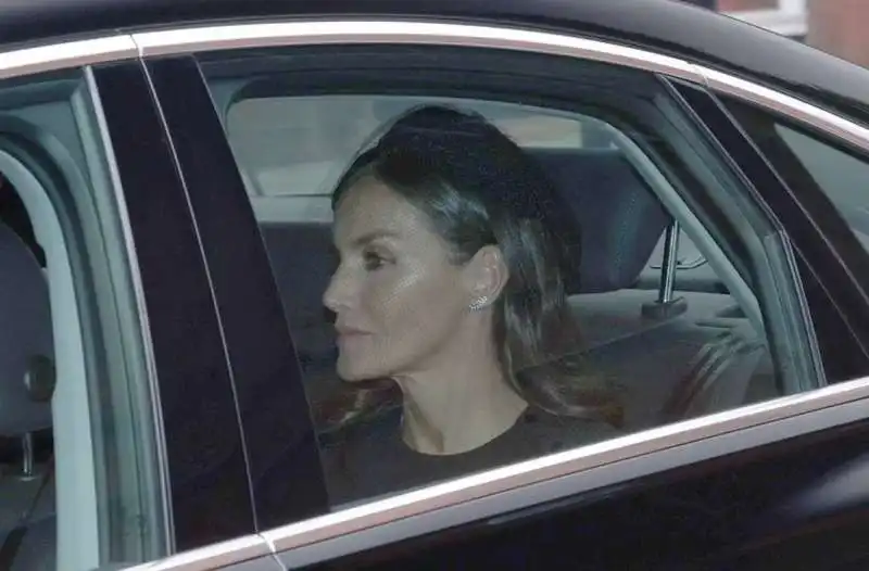 letizia di spagna al funerale della regina elisabetta