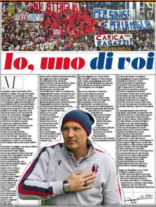 lettera sinisa mihajlovic