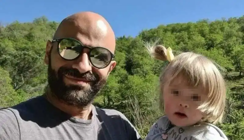 luca trapanese e la figlia