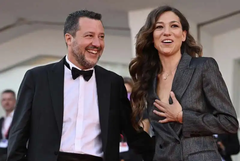 matteo salvini e francesca verdini a venezia   2