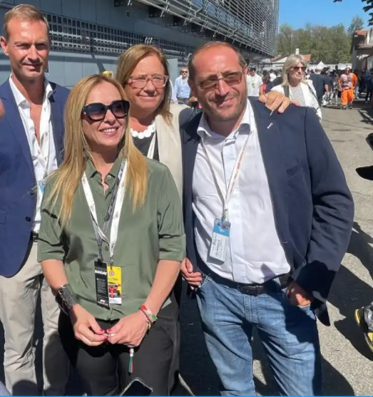 MELONI A MONZA AL GP ITALIA