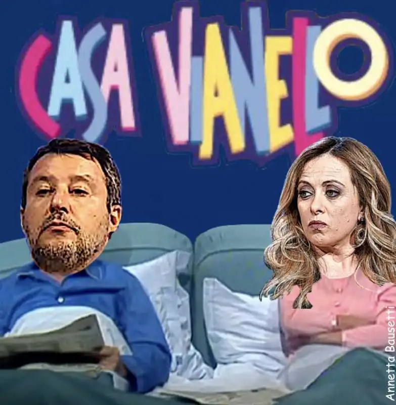 MELONI E SALVINI COME SANDRA E RAIMONDO - ANNETTA BAUSETTI