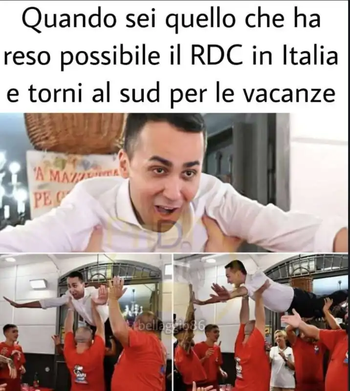 MEME SUL VOLO DI LUIGI DI MAIO A LA DIRTY DANCING