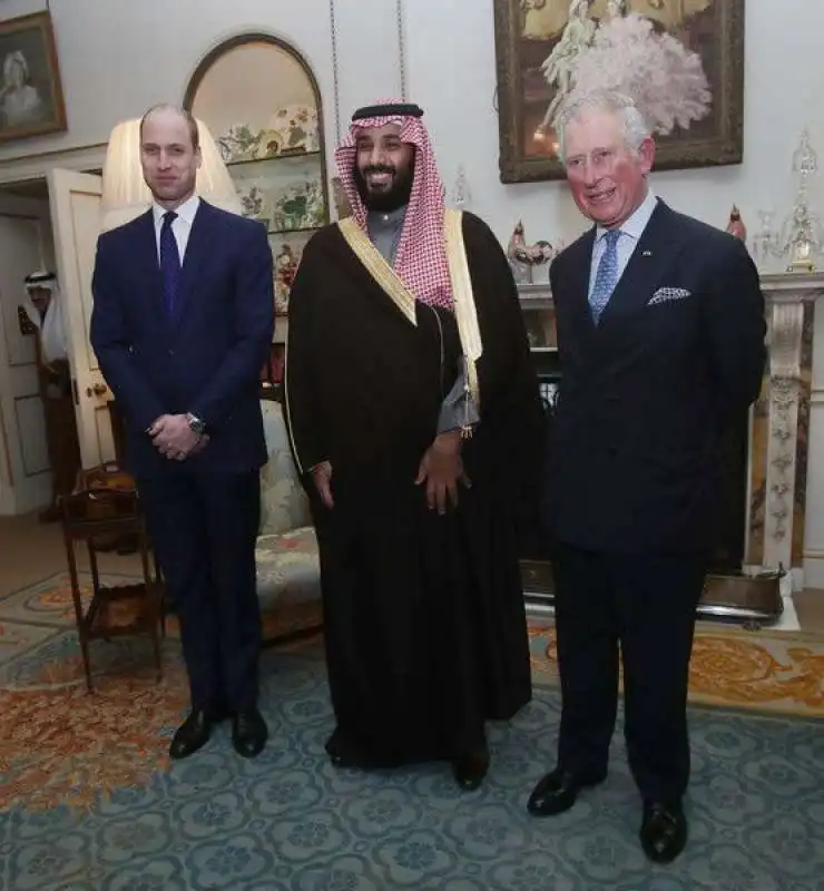 mohammed bin salman carlo e william