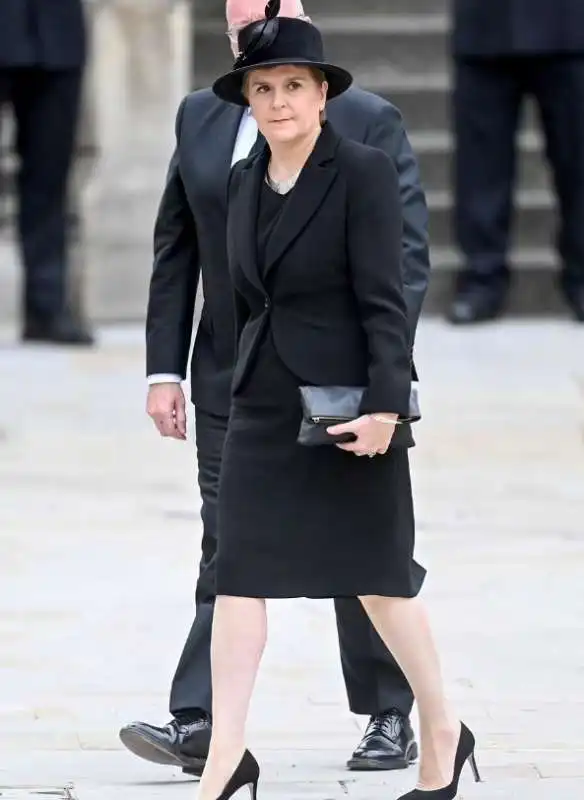 nicola sturgeon al funerale della regina elisabetta