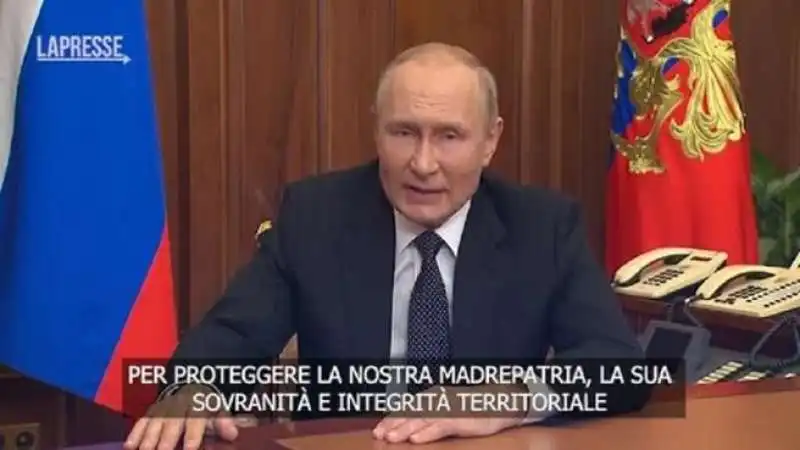 PUTIN DISCORSO ALLA NAZIONE 1