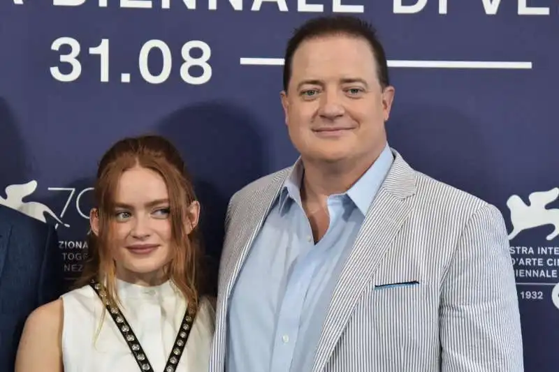 sadie sink, brendan fraser 