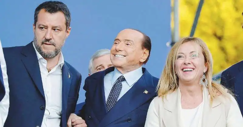 SALVINI BERLUSCONI MELONI