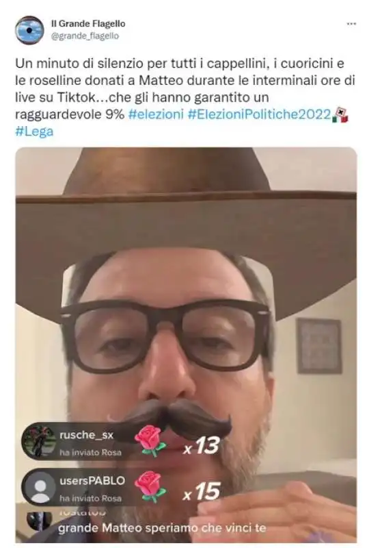 salvini   meme sul risultato elettorale della lega 2