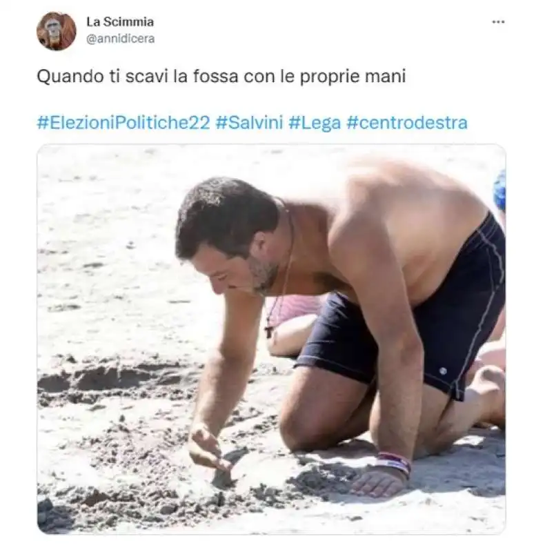 salvini   meme sul risultato elettorale della lega 4