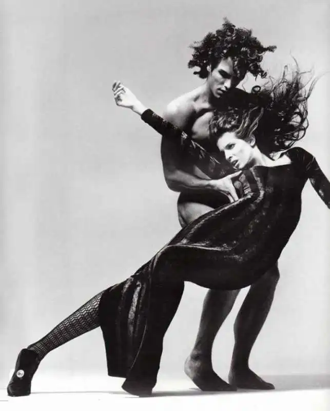 stephanie seymour marcus by richard avedon per gianni versace