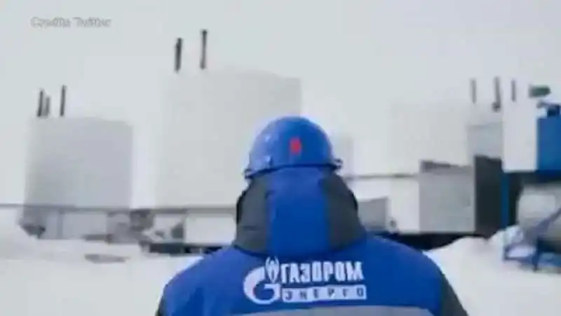 VIDEO GAZPROM INVERNO GELIDO 