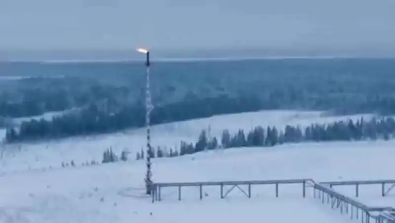 VIDEO GAZPROM INVERNO GELIDO