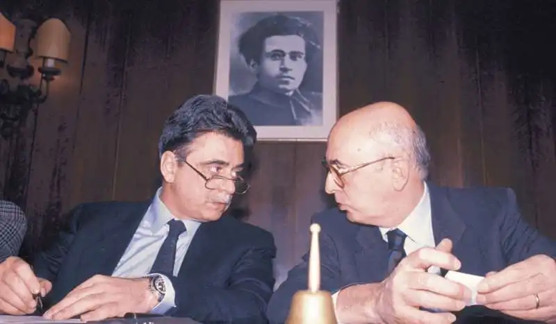 ACHILLE OCCHETTO E GIORGIO NAPOLITANO