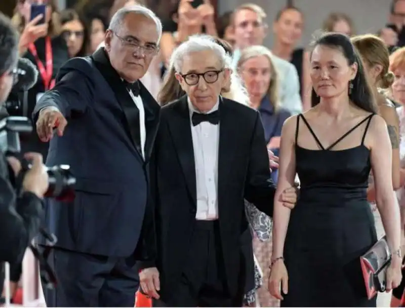 alberto barbera - woody allen - Soon-yi Previn – festival di venezia 2023