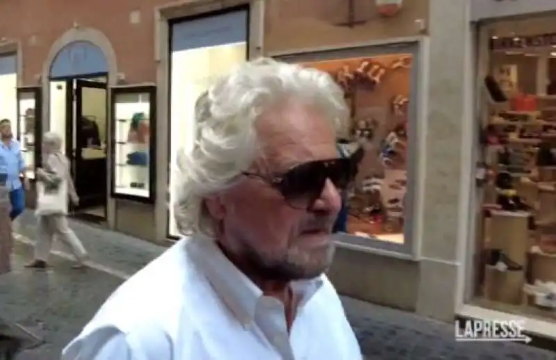 beppe grillo a roma