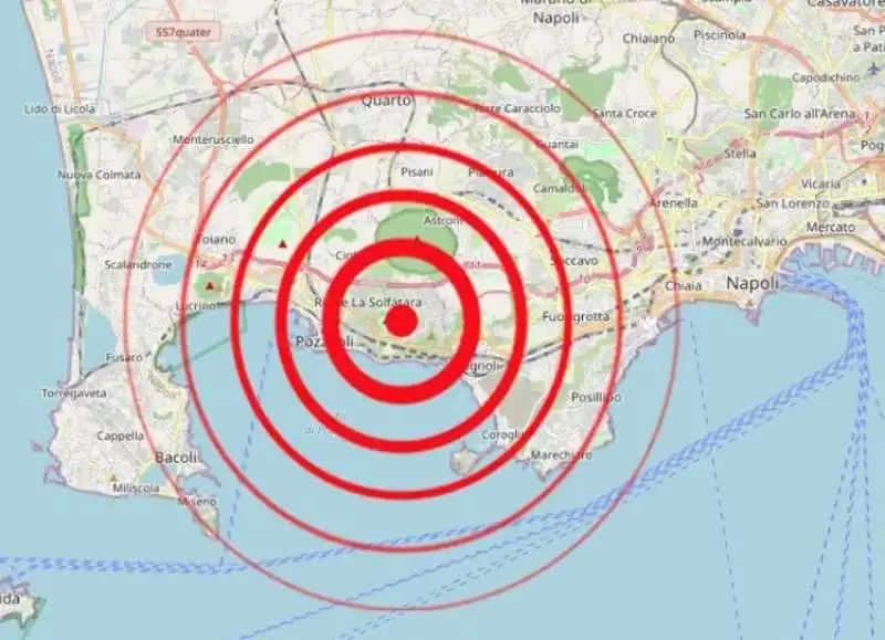 CAMPI FLEGREI - NAPOLI - SCOSSA DI TERREMOTO - 27 SETTEMBRE 2023