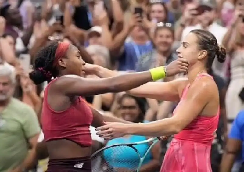 COCO GAUFF ARYNA SABALENKA 