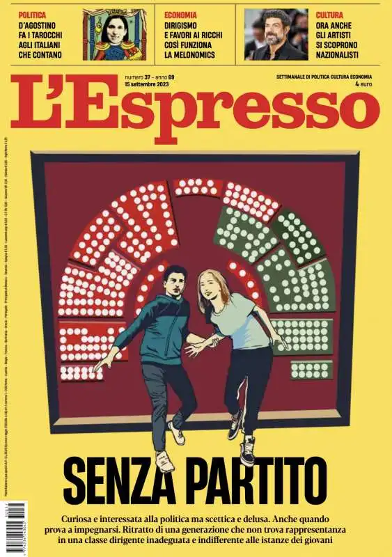 COPERTINA ESPRESSO - 15 SETTEMBRE 2023