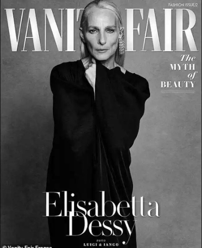 elisabetta dessy  sulla copertina di vanity fair