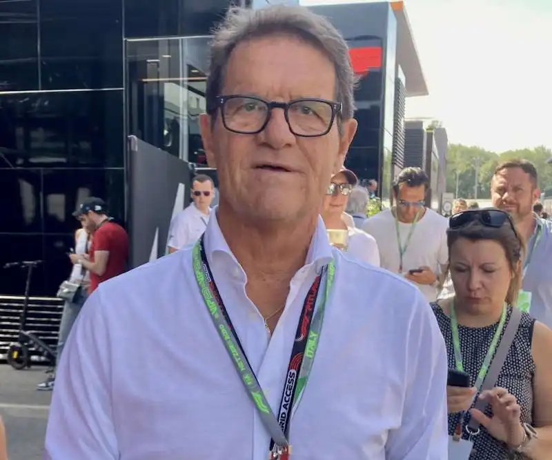 fabio capello al gran premio di monza