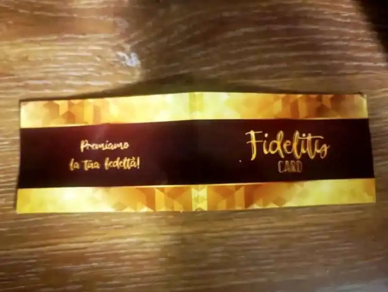 FIDELITY CARD PER L ACQUISTO DI DROGA A PADOVA 