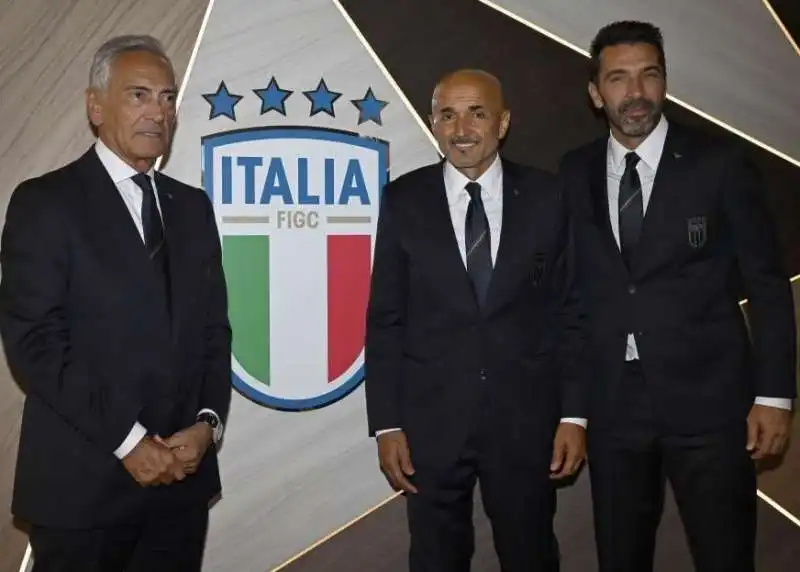 gabriele gravina luciano spalletti gialuigi buffon 