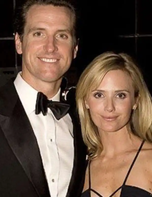 gavin e jennifer siebel newsom   8