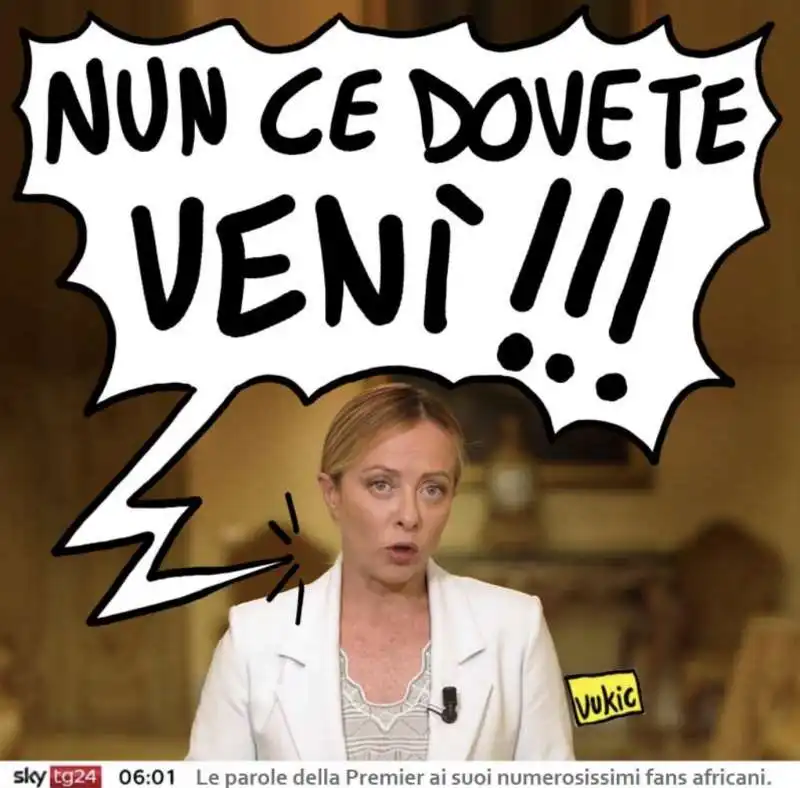 GIORGIA MELONI MEME BY VUKIC