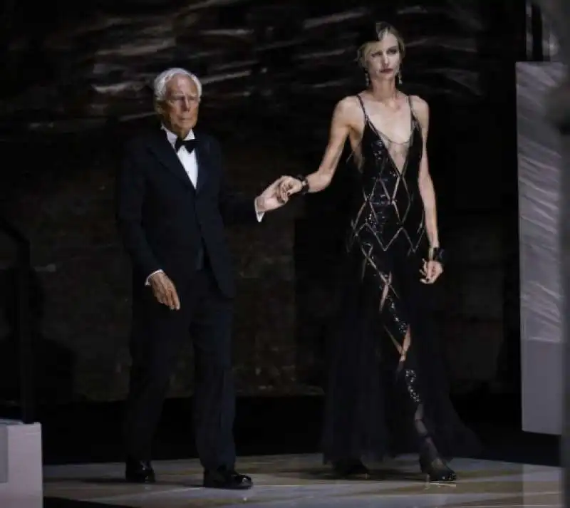 giorgio armani - sfilata a venezia