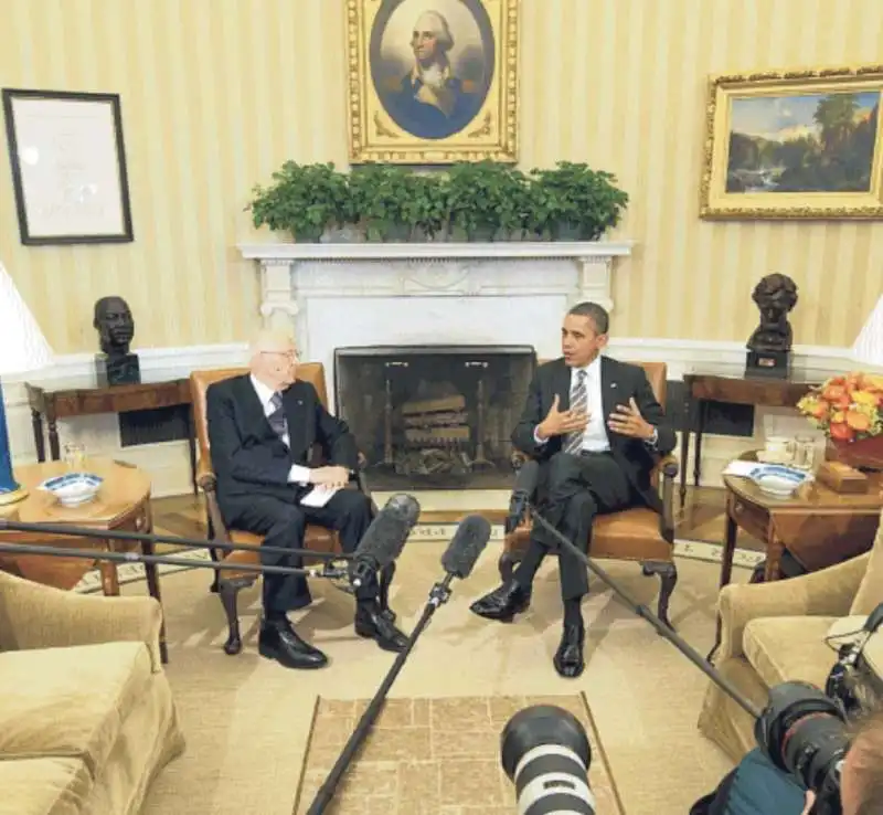 giorgio napolitano e barack obama