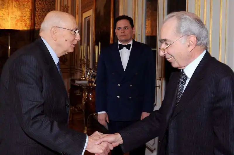 GIORGIO NAPOLITANO E GIULIANO AMATO