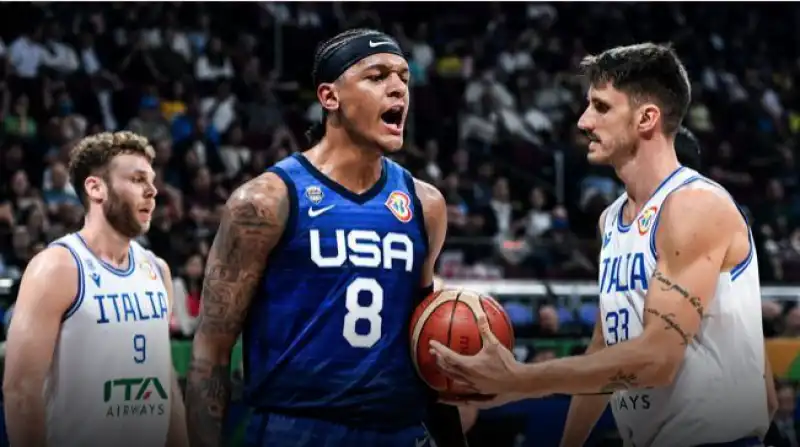 italia usa mondiali di basket