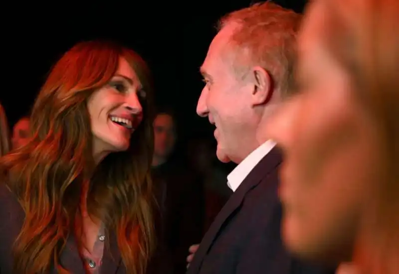 julia roberts alla sfilata di gucci