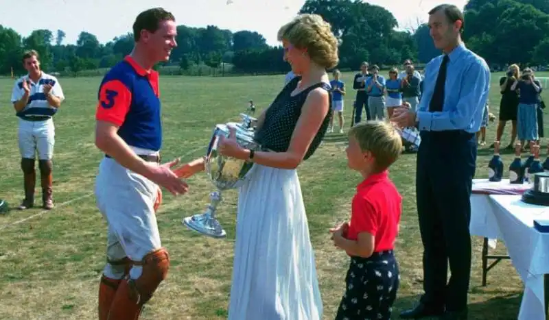 lady diana james hewitt  e il principe harry