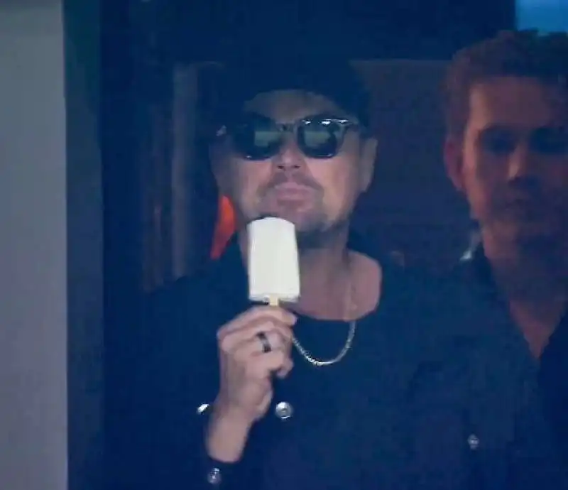 leonardo dicaprio allo stadio per lafc   inter miami