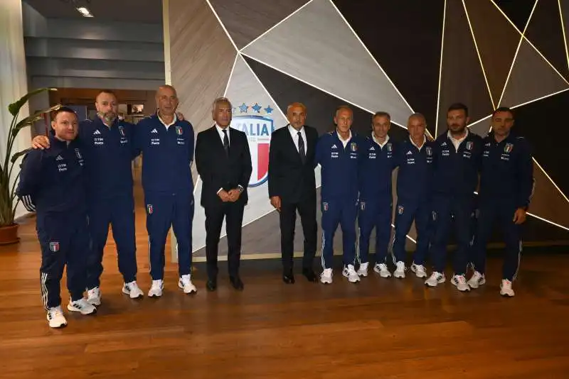 lo staff di spalletti in nazionale 