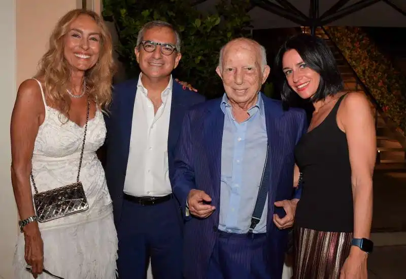 lucia marotta e paolo cirino pomicino con roberto persiani e la moglie giusi  foto di bacco 