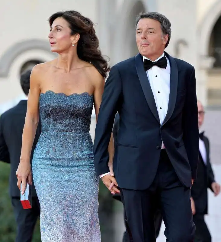 matteo renzi con la moglie agnese alla mostra del cinema di venezia  4