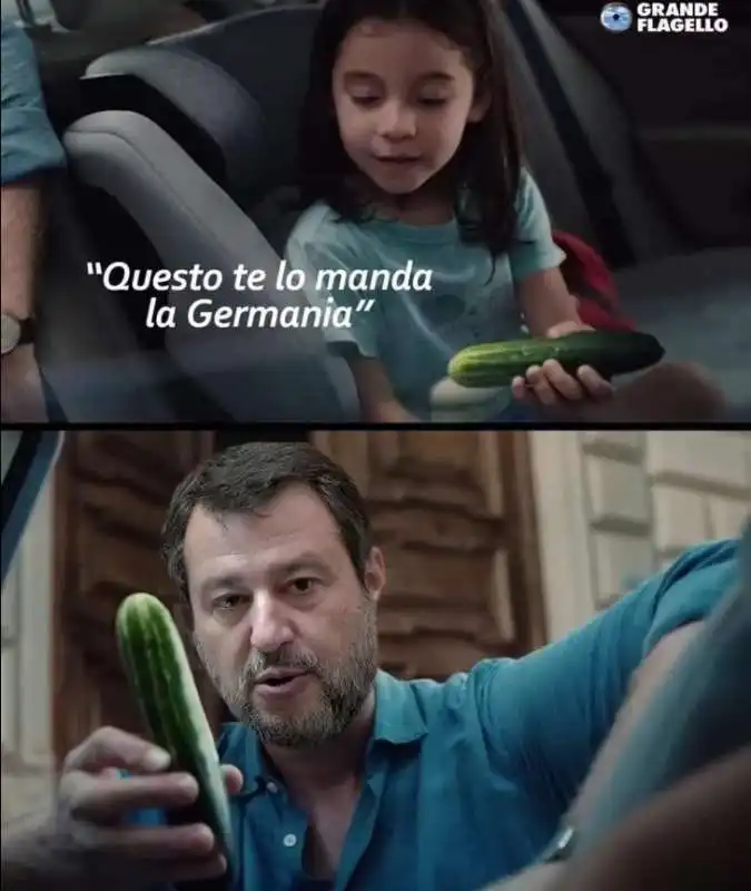 MATTEO SALVINI E LA GERMANIA - MEME DELLO SPOT ESSELUNGA