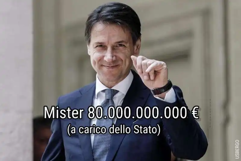 MEME SU GIUSEPPE CONTE E SUPERBONUS BY USBERGO