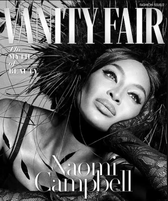 naomi campbell sulla copertina di vanity fair