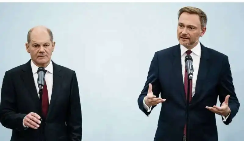 olaf scholz e Christian Lindner